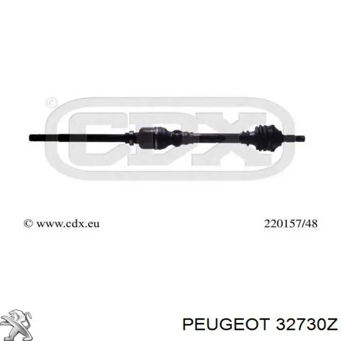 Comprar 32730Y Peugeot/Citroen Semieje delantero derecho