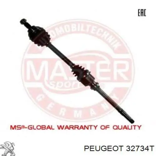 Semieje delantero derecho Peugeot/Citroen 32734T precio, desde 69,70 EUR