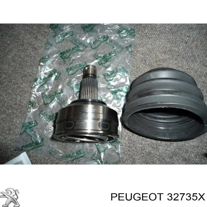 32735X Peugeot/Citroen Semieje delantero derecho
