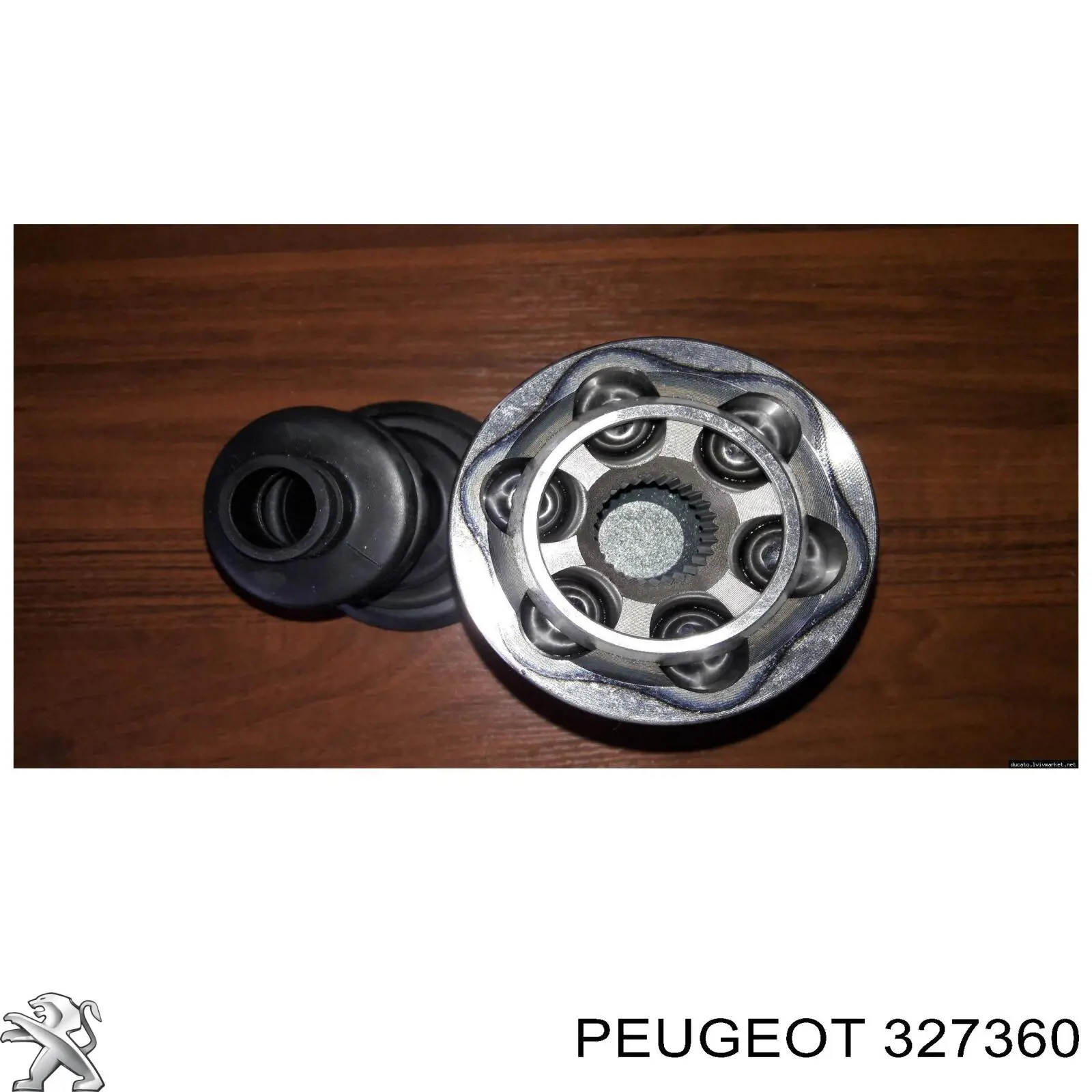 327360 Peugeot/Citroen árbol de transmisión delantero izquierdo