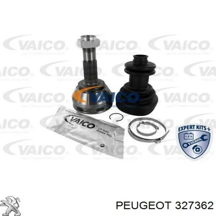 327362 Peugeot/Citroen árbol de transmisión delantero izquierdo