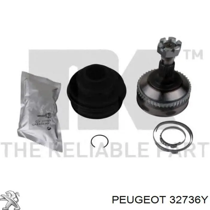 Semieje delantero derecho Peugeot/Citroen 32736Y precio, desde 90,02 EUR