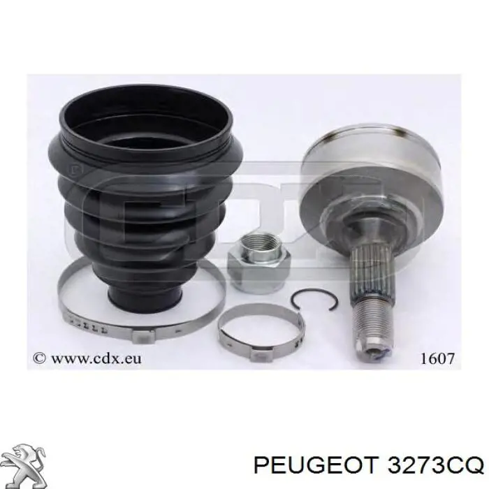 Árbol de transmisión delantero derecho Peugeot/Citroen 3273CQ precio, desde 81,56 USD