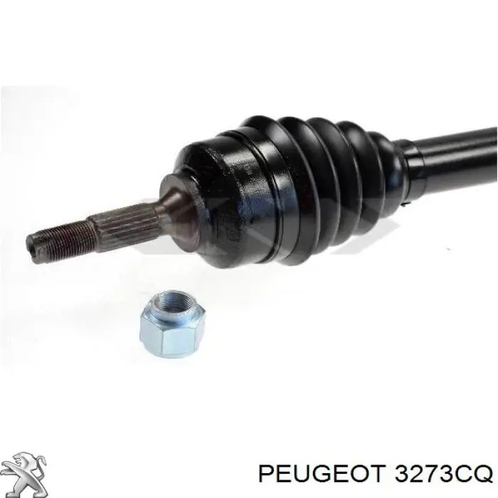 3273CQ Peugeot/Citroen Árbol de transmisión delantero derecho