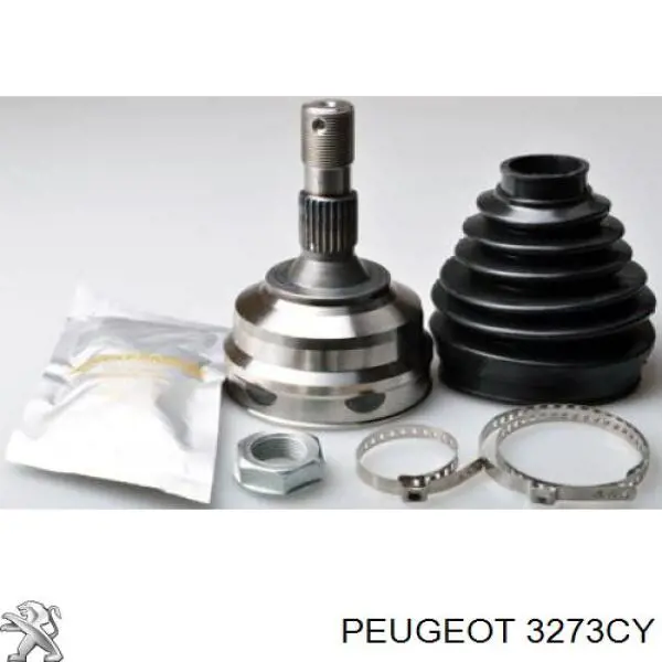 3273CZ Peugeot/Citroen árbol de transmisión delantero derecho