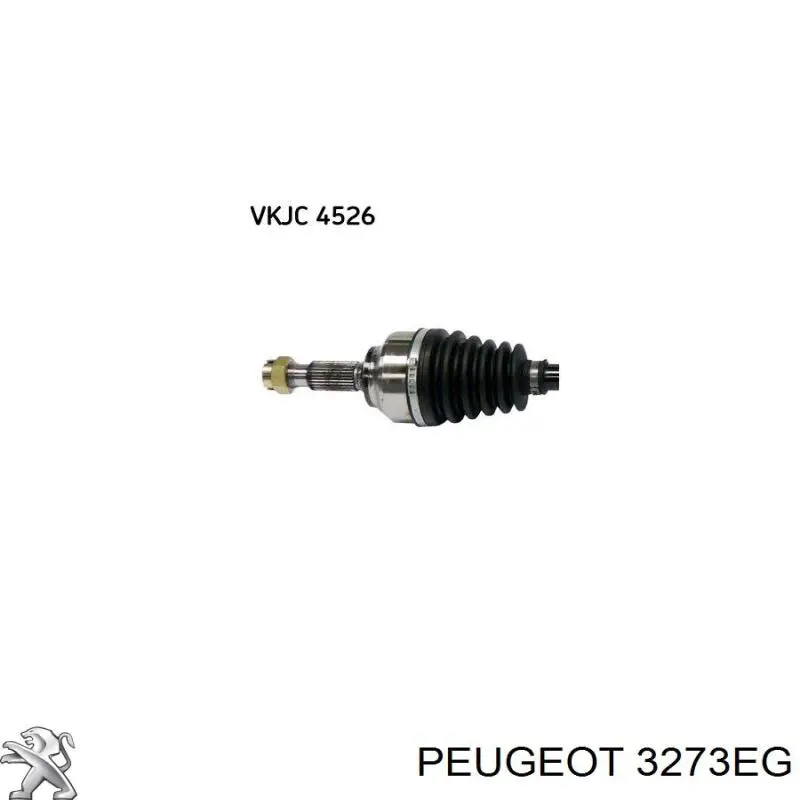 3273EG Peugeot/Citroen Semieje delantero derecho