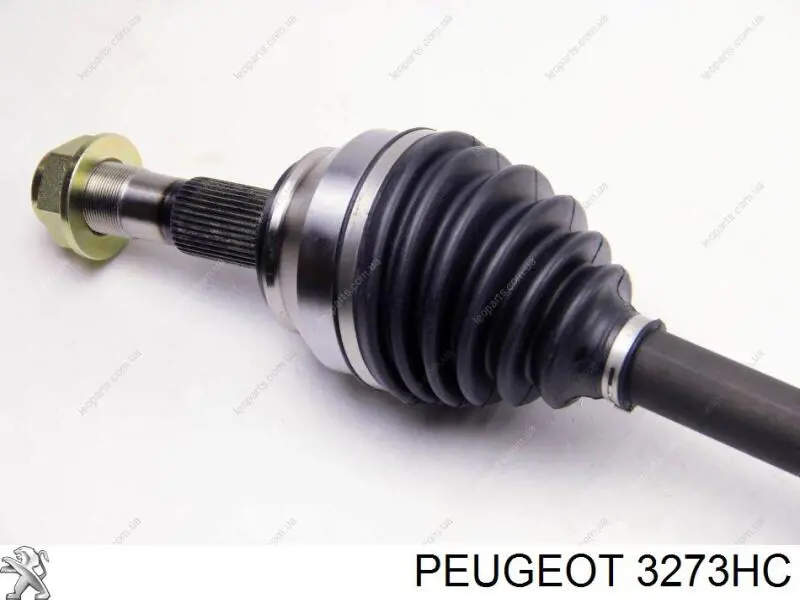 00003273HC Peugeot/Citroen árbol de transmisión delantero derecho