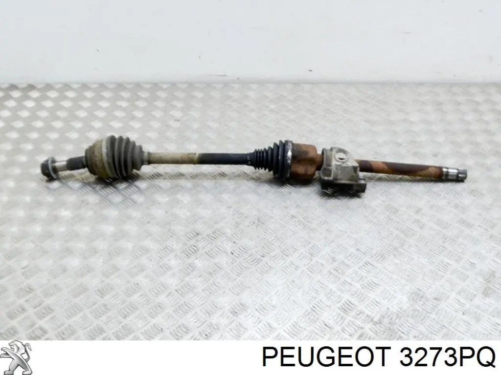 3273PQ Peugeot/Citroen árbol de transmisión delantero derecho