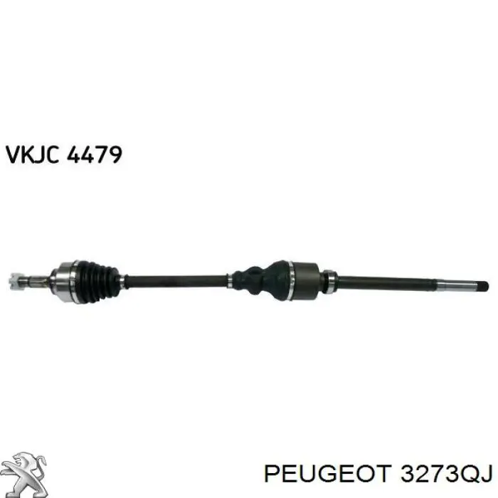Semieje delantero derecho Peugeot/Citroen 3273QJ precio, desde 61,71 EUR