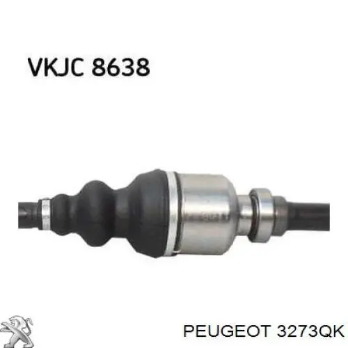 Comprar 3273QK Peugeot/Citroen Semieje delantero derecho