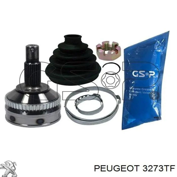 Semieje delantero derecho Peugeot/Citroen 3273TF precio, desde 78,41 EUR