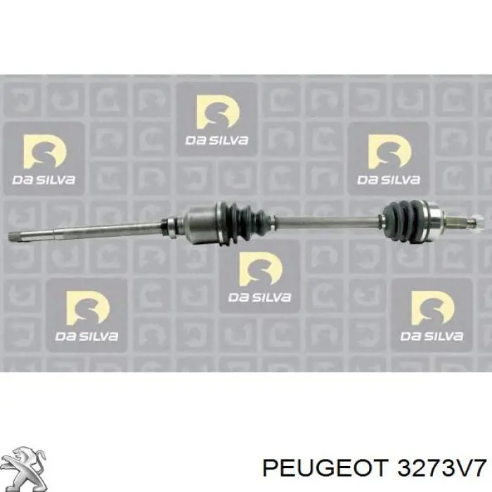 3273V7 Peugeot/Citroen árbol de transmisión delantero derecho