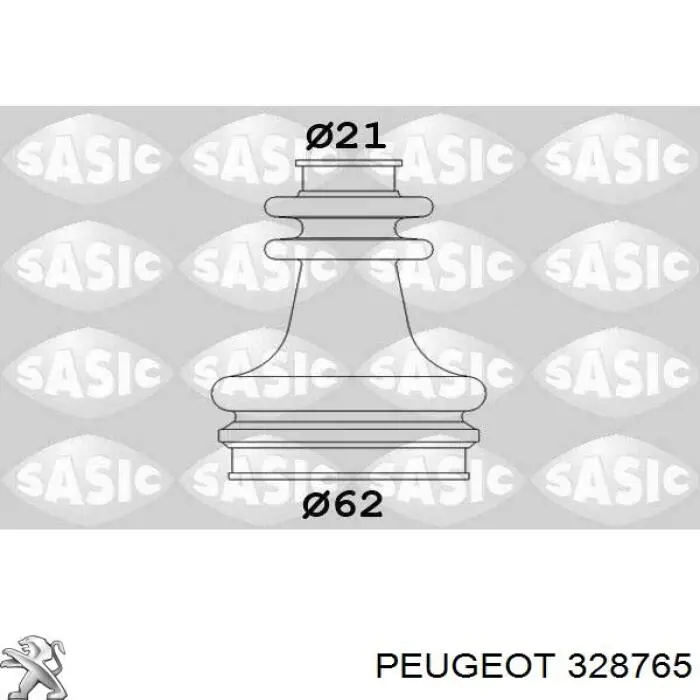 328765 Peugeot/Citroen fuelle, árbol de transmisión delantero interior