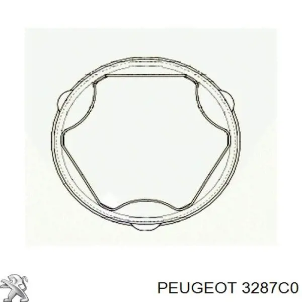 Comprar 3287C0 Peugeot/Citroen Fuelle de semieje delantero interior