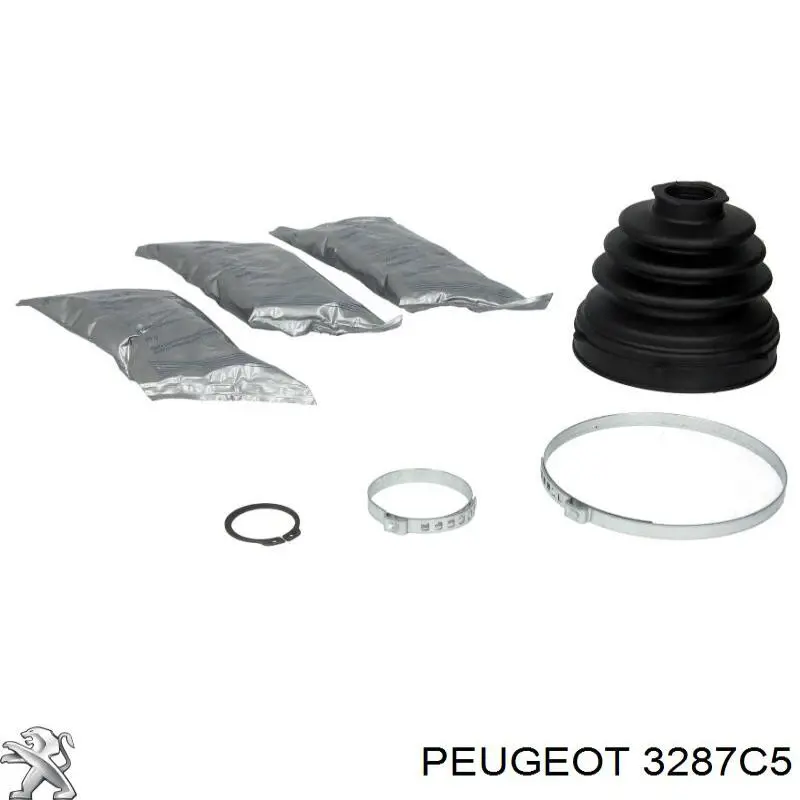 3287C5 Peugeot/Citroen fuelle, árbol de transmisión delantero interior