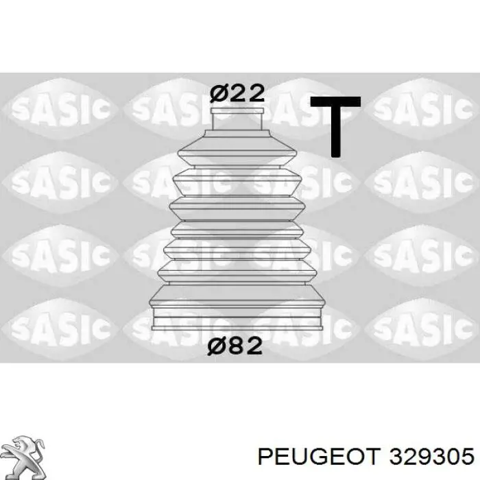 Comprar 329305 Peugeot/Citroen Fuelle de palier delantero exterior