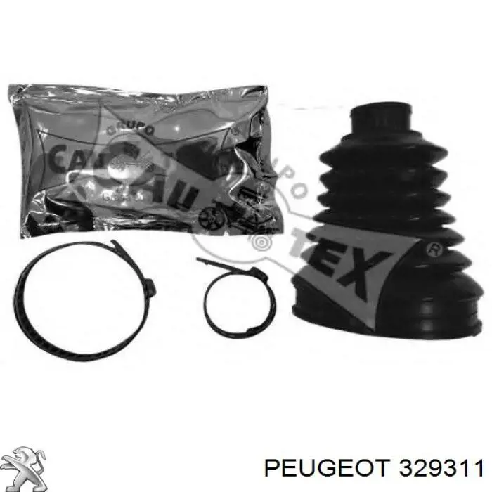 329311 Peugeot/Citroen fuelle, árbol de transmisión delantero exterior