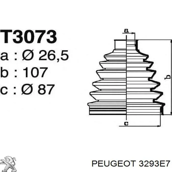 3293E7 Peugeot/Citroen