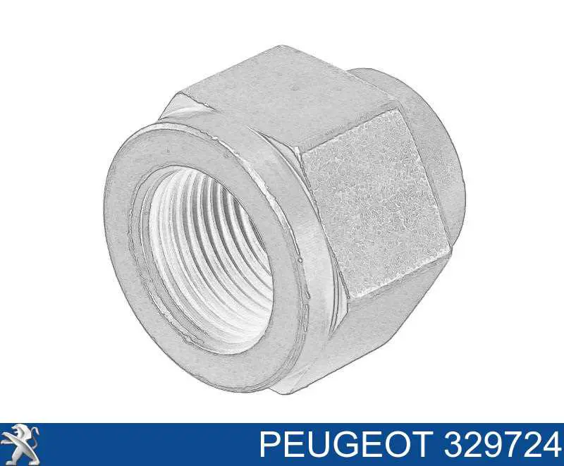 Comprar 329724 Peugeot/Citroen Tuerca del cubo de la rueda delantera