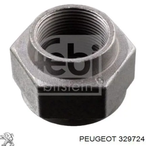 Tuerca del cubo de la rueda delantera 329724 Peugeot/Citroen