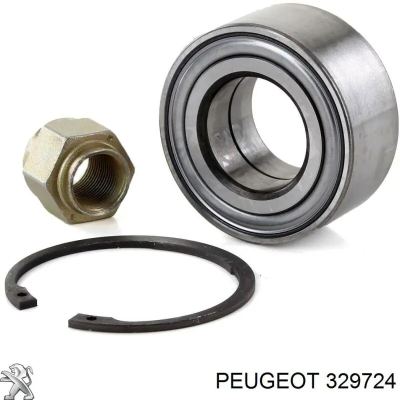 Comprar 329724 Peugeot/Citroen Tuerca del cubo de la rueda delantera