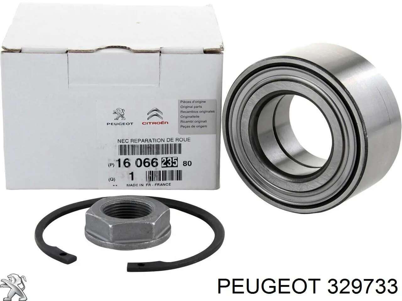 Tuerca del cubo de la rueda delantera Peugeot/Citroen 0000329733 precio, desde 4,76 EUR