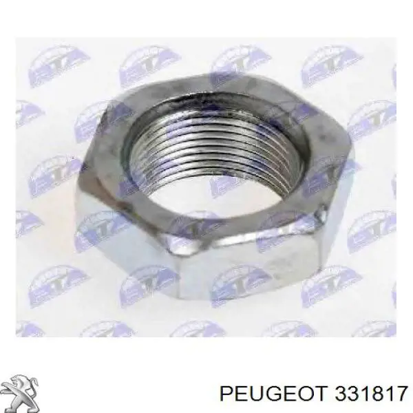 Comprar 331817 Peugeot/Citroen Tuerca del cubo de la rueda delantera