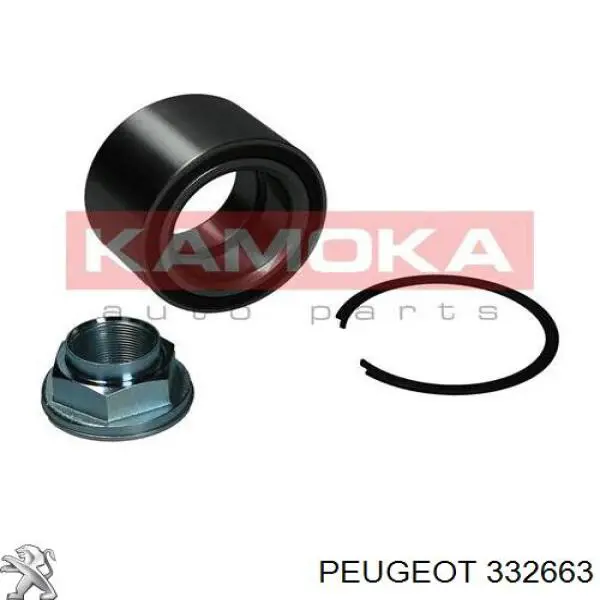 332663 Peugeot/Citroen cojinete de rueda delantero