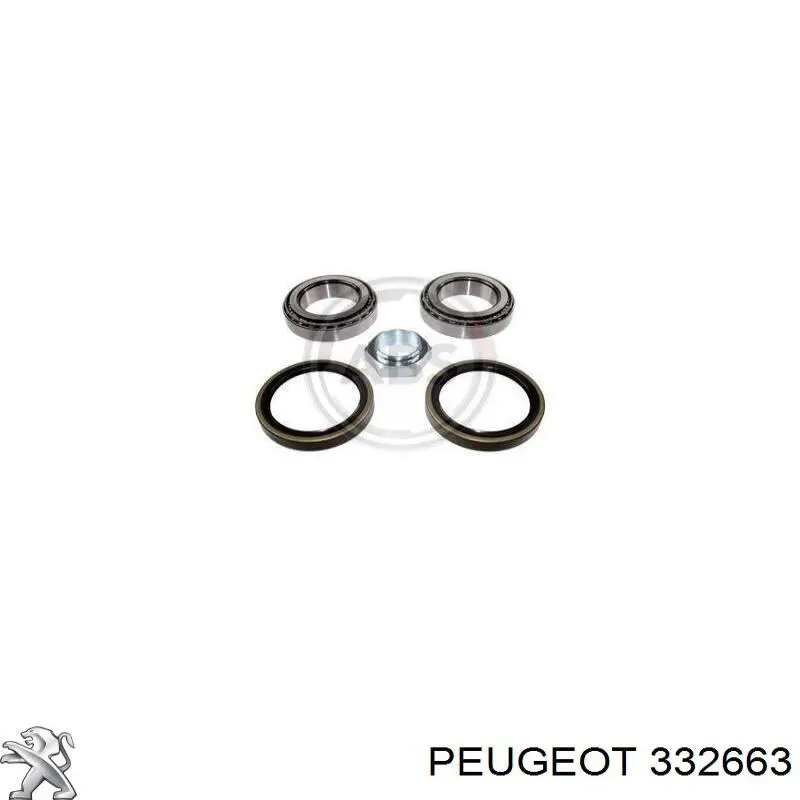 Cojinete de rueda delantero 332663 Peugeot/Citroen