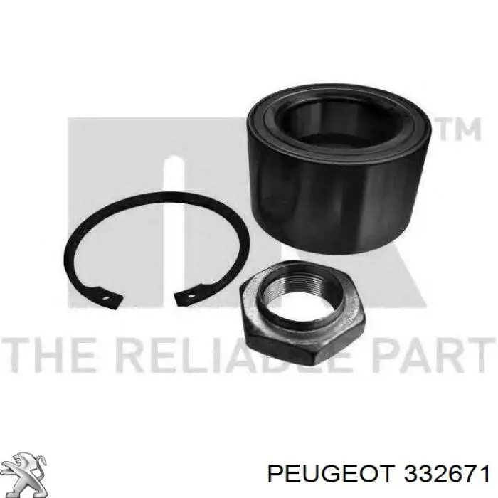 Comprar 332671 Peugeot/Citroen Cojinete de rueda delantero