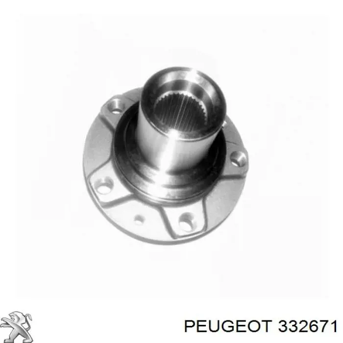 Rodamiento de rueda delantero Peugeot/Citroen 332671