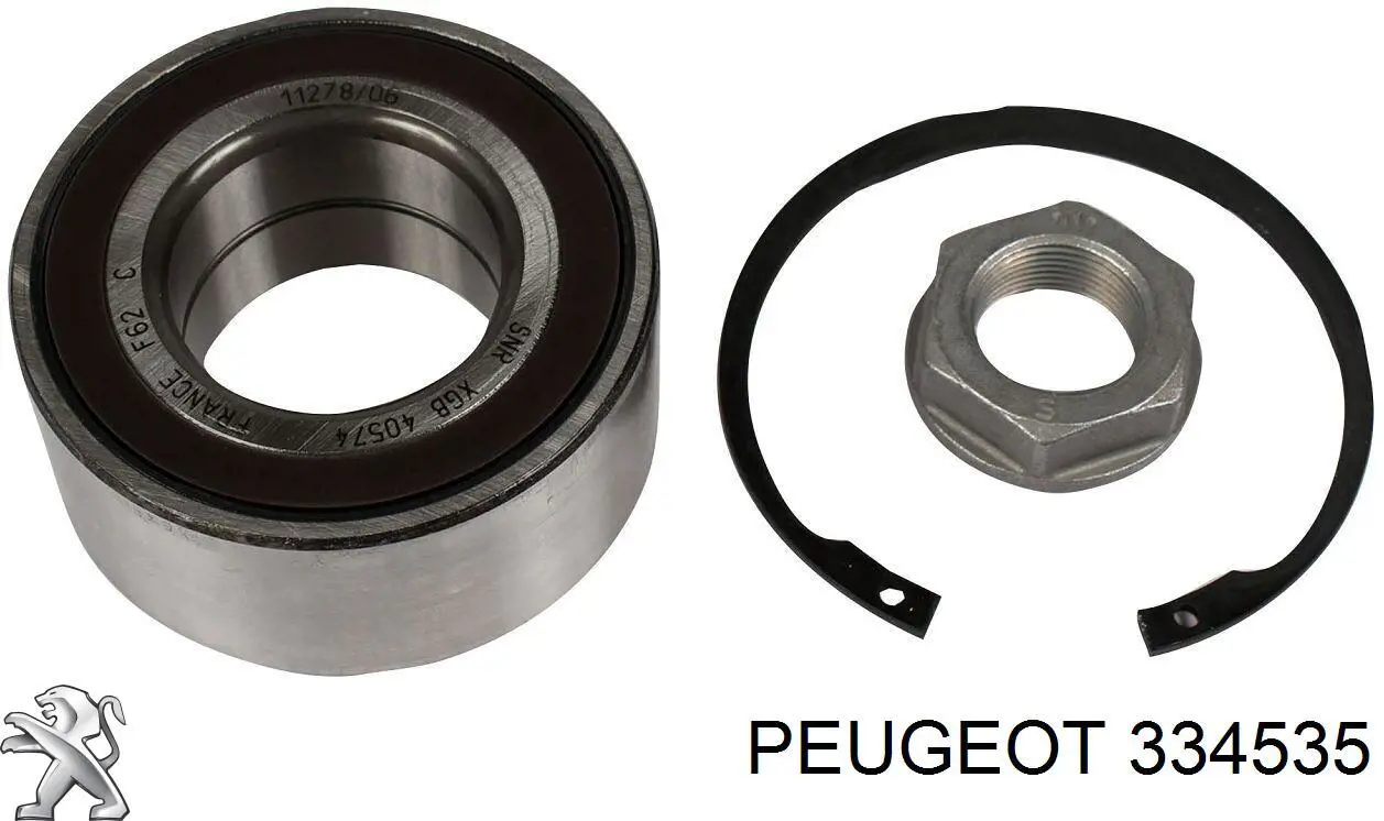 Anillo de retención del cojinete de la rueda delantera 334535 Peugeot/Citroen