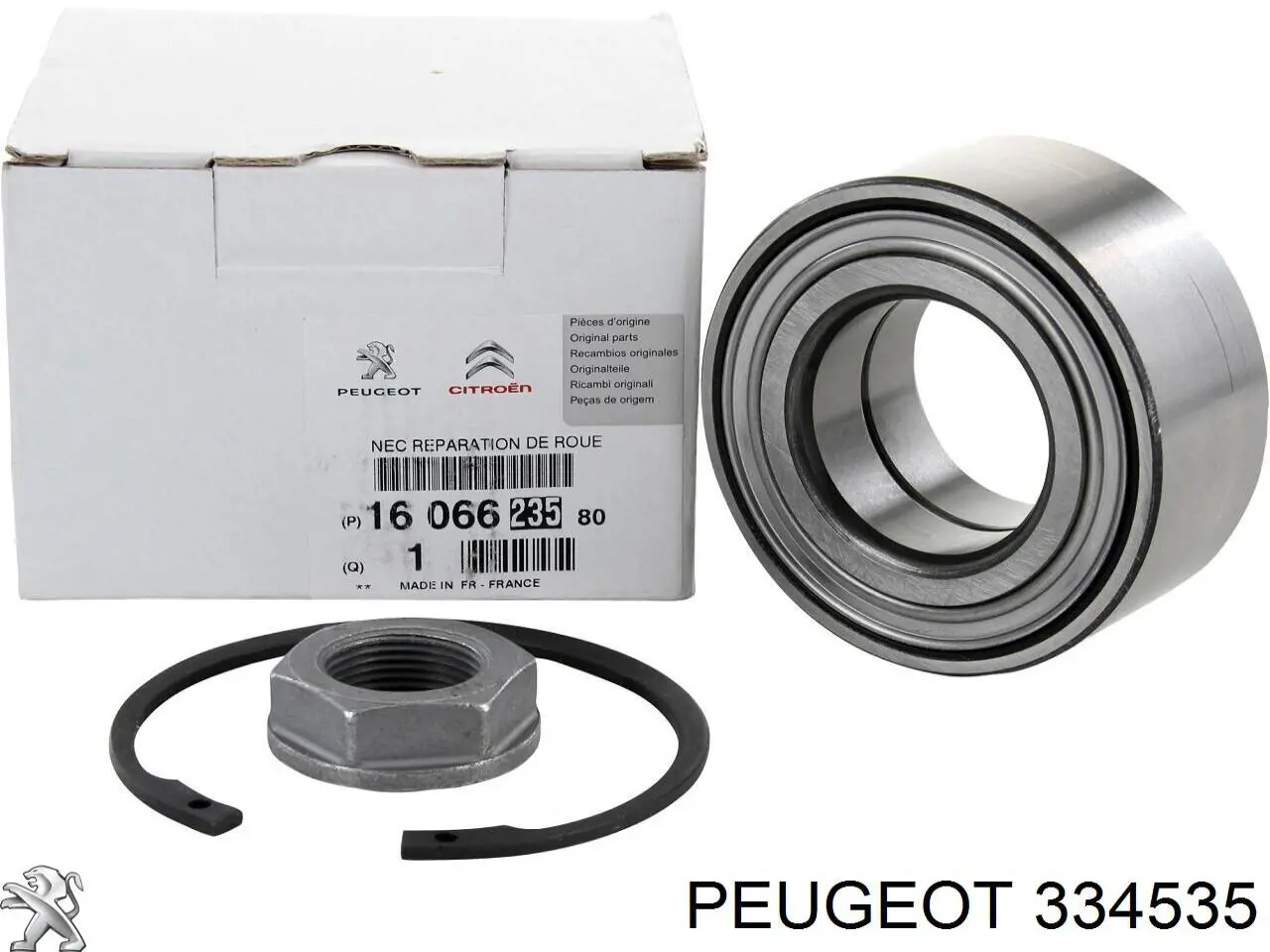Anillo de retención de cojinete de rueda para Peugeot 406 (8B)