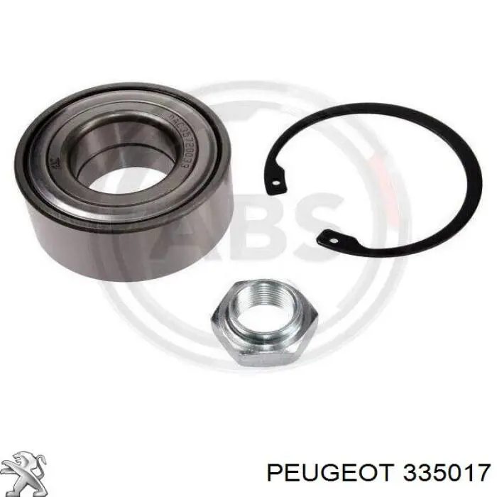 335017 Peugeot/Citroen cojinete de rueda delantero