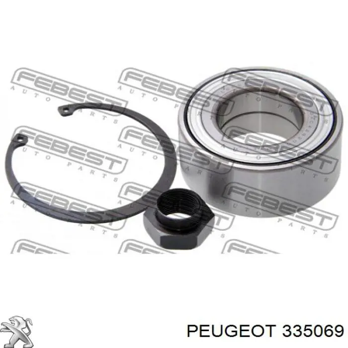 Cojinete de rueda delantero Peugeot/Citroen 335069 precio, desde 52,92 EUR