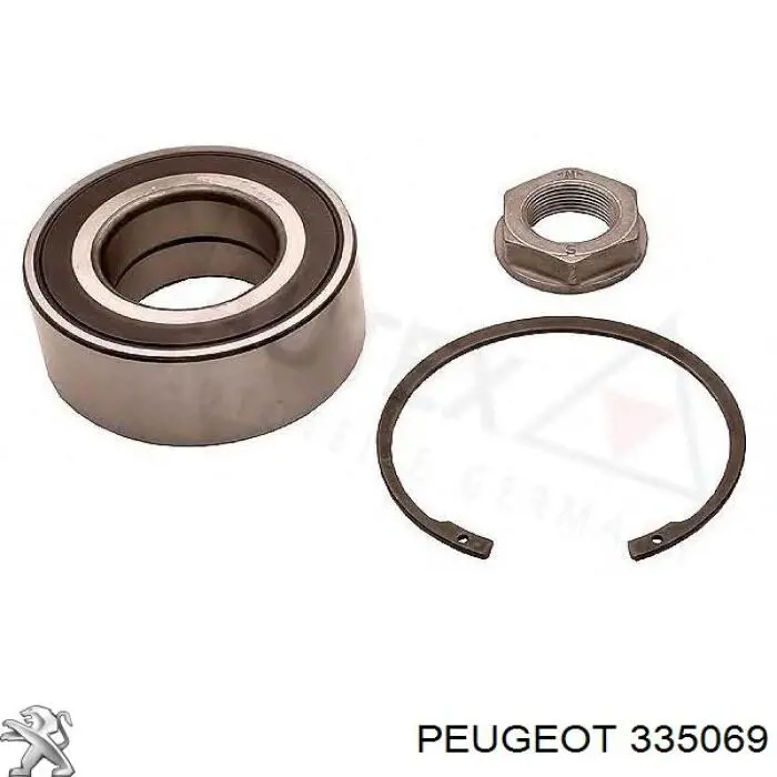 Cojinete de rueda delantero 335069 Peugeot/Citroen