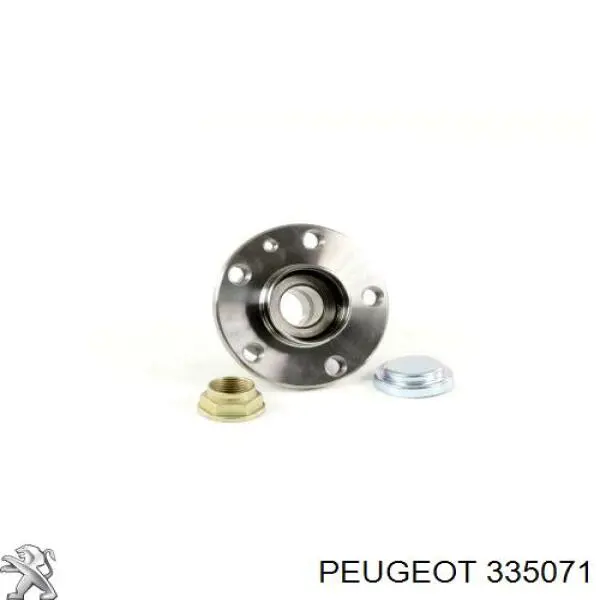 335071 Peugeot/Citroen Buje de rueda trasero