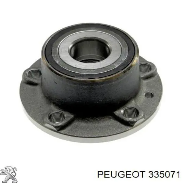 335071 Peugeot/Citroen cubo de rueda trasero