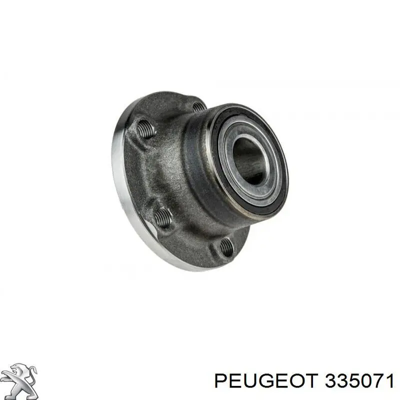 Cubo de rueda trasero 335071 Peugeot/Citroen