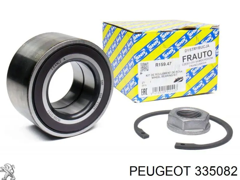 Cojinete de rueda delantero 335082 Peugeot/Citroen