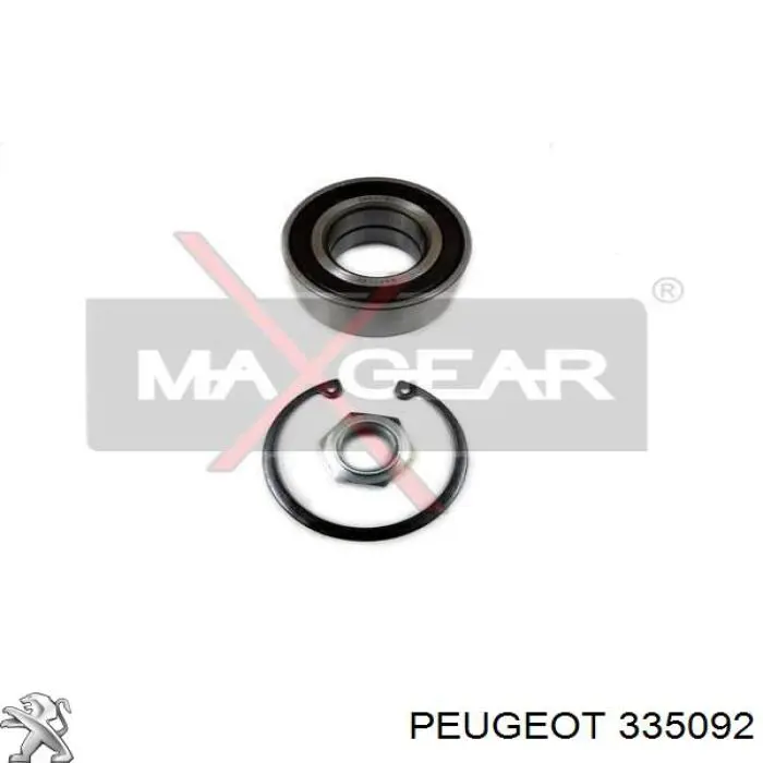 335092 Peugeot/Citroen cojinete de rueda delantero