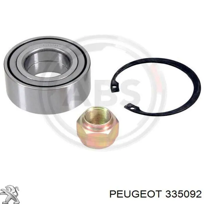 Cojinete de rueda delantero Peugeot/Citroen 335092 precio, desde 25,35 EUR