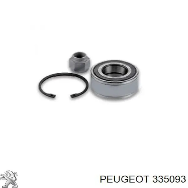 335093 Peugeot/Citroen cojinete de rueda delantero