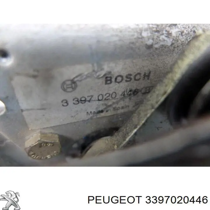 3397020446 Peugeot/Citroen Varillaje de limpiaparabrisas