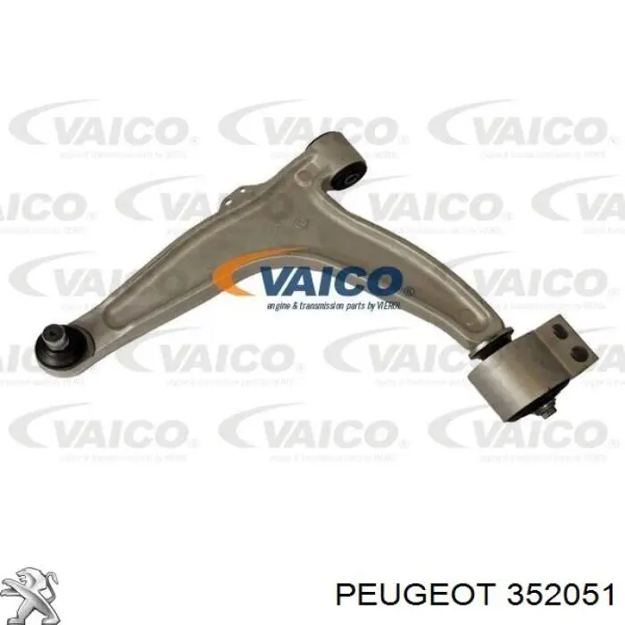 352051 Peugeot/Citroen barra oscilante, suspensión de ruedas delantera, inferior izquierda