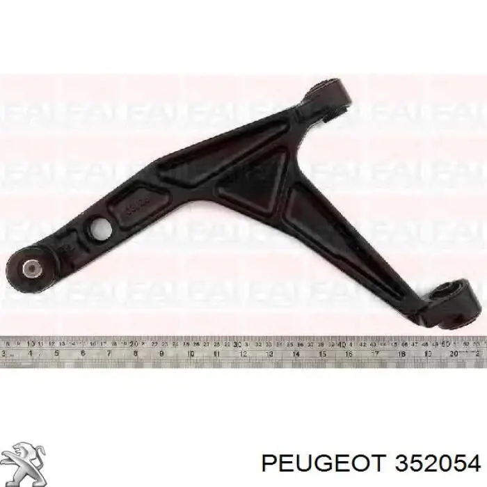 352054 Peugeot/Citroen barra oscilante, suspensión de ruedas delantera, inferior izquierda