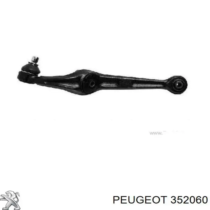 352060 Peugeot/Citroen barra oscilante, suspensión de ruedas delantera, inferior izquierda