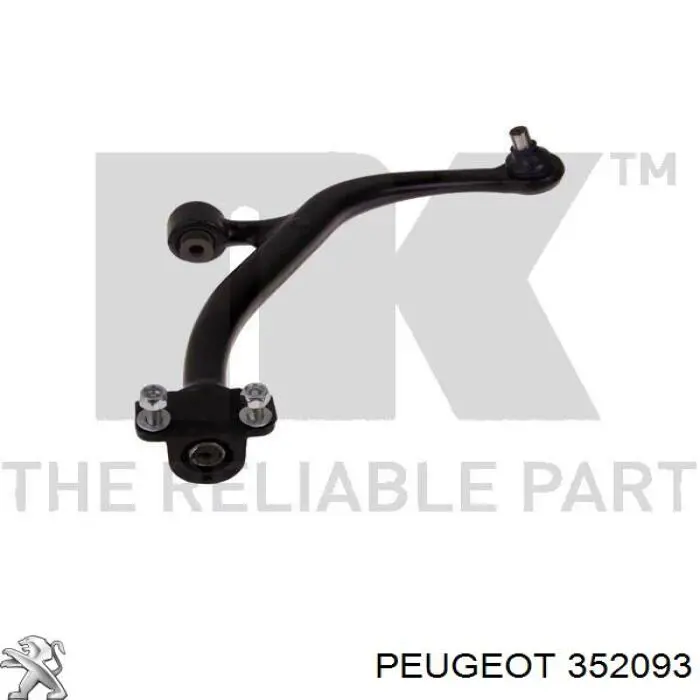 352093 PEUGEOT/CITROEN Barra oscilante, suspensión de ruedas delantera ...