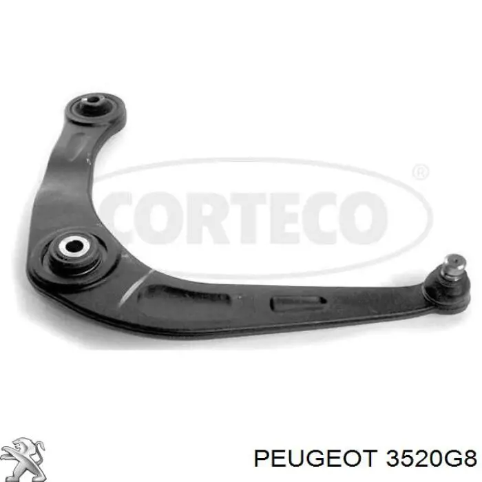 Comprar 3520G8 Peugeot/Citroen Brazo inferior izquierdo de la suspensión delantera