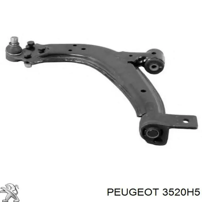 Brazo inferior izquierdo de la suspensión delantera Peugeot/Citroen 3520H5 precio, desde 45,01 EUR